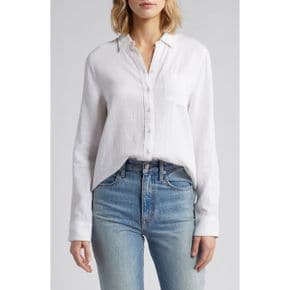 4400351 Caslon Casual Gauze Button-Up Shirt