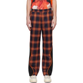 오렌지 미라지 트랙 팬츠 80003 ORANGE PLAID