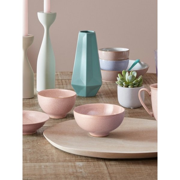 엘레멘츠 사바나 핑크 밥 공기