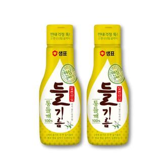  샘표 일편단심 통들깨 들기름 200ml 2병