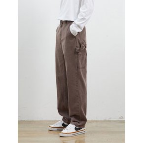 DENIM CARPENTER PANTS BROWN