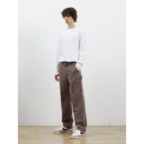 DENIM CARPENTER PANTS BROWN