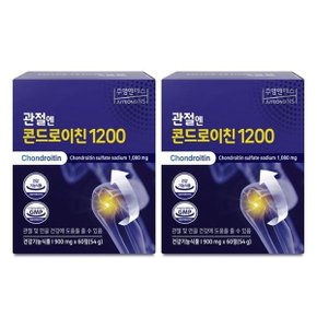 주영엔에스 관절엔 콘드로이친 1200 900mg x 60정 2박