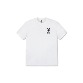 왁[WAAC]골프 (WMTCX23250WHX)남성 PLAYBOY 로고 포인트 반팔 티셔츠
