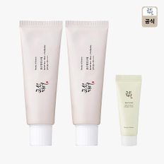 맑은쌀선크림 50ml x 2개 + 병풀비타세럼 10ml