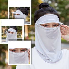 마스크 쿨 자외선차단 골프 러닝 자전거 얼굴햇빛가리개 러닝마스크 페이스 산책 차단 냉감