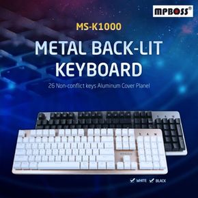 엠피보스 게이밍키보드/MS-K1000/반기계식/멀티키