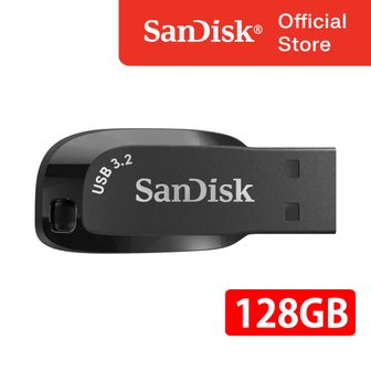 샌디스크 USB 메모리 CZ410 울트라 시프트 128GB 128기가 USB 3.2 Gen1 블랙