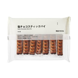  일본 무인양품 소금 초코 스틱 파이 14개입