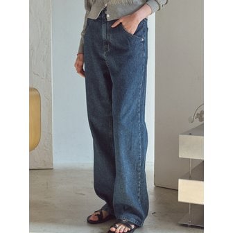 꼼파뇨 (CPGN) 코듀로이 와이드 데님 팬츠 인디고