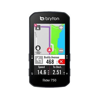  미국 브라이튼 속도계 Bryton Rider 750E GPS Cycle Computer 블랙 1439780