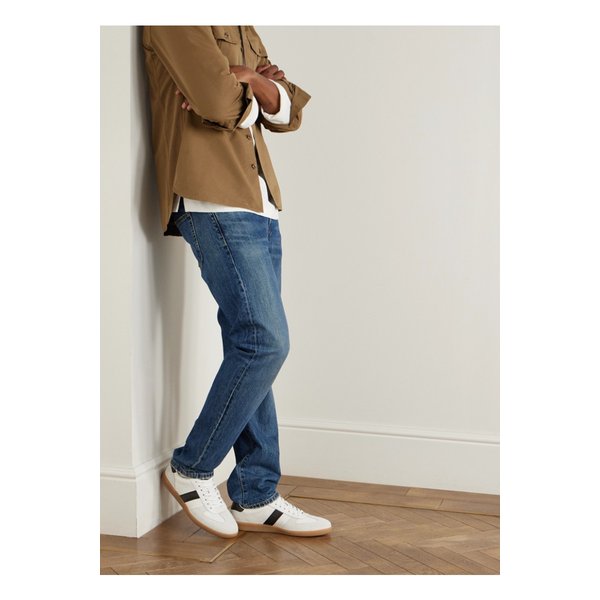 아처 스웨이드 트림 가죽 스니커즈 46376663162874824