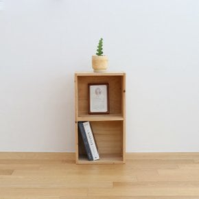 삼나무  2단 책장 330 DIY 원목책장 책꽂이 공간박스 3단 와이드 틈새 슬림형등