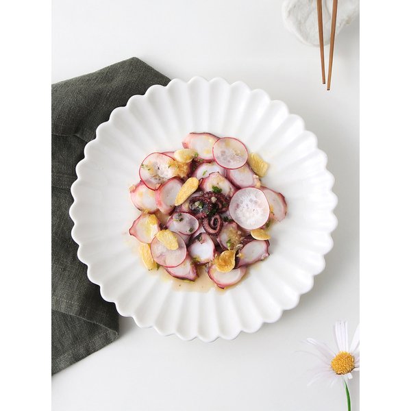 네이처 프리즈 유광 원형접시 3종 모음전 샐러드접시