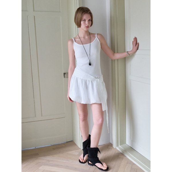 펌킨 랩 원피스 아이보리 BE071