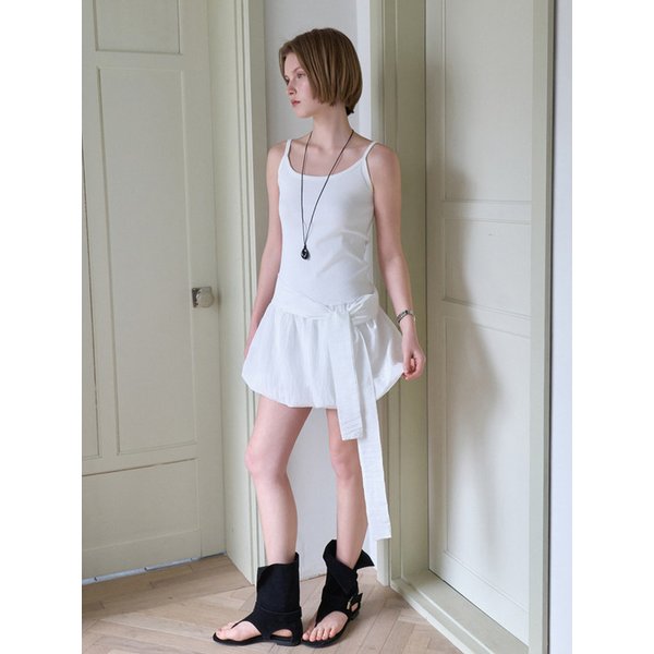 펌킨 랩 원피스 아이보리 BE071