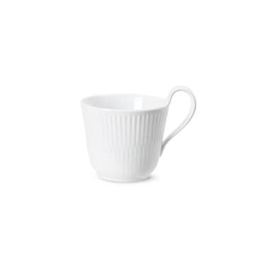 로얄코펜하겐 화이트 플레인 하이핸들 머그 250ML_2408093