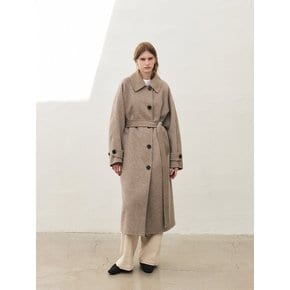 RTF RABBIT BALMACAAN COAT [HAND MADE]_L-BROWN