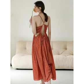 DD_Bohemian v-neck backless dress