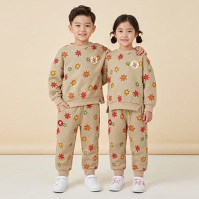 키즈 마운틴스노우 스파클 울오버 패턴 기모 셋업  (PKTTISU08UE1)