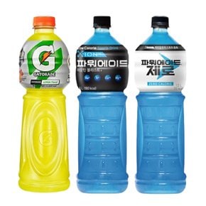 [한번에먹자] 게토레이 1.5L 2페트 + 파워에이드 1.5L 2페트 + 파워에이