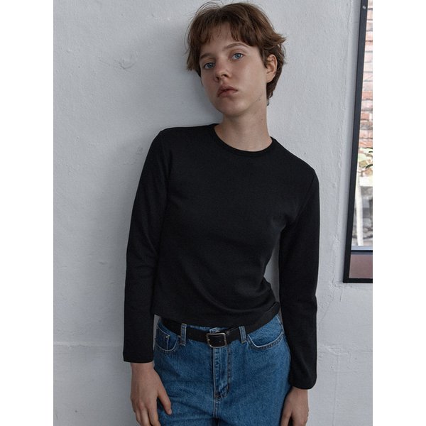 alldy long tee - black