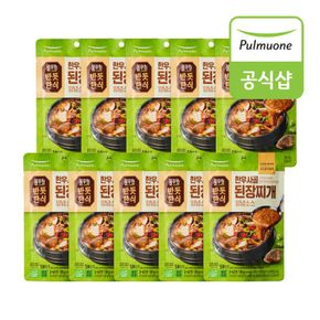 E풀무원 반듯한식 한우사골 된장찌개 양념소스(130g) x 10개[35788931]