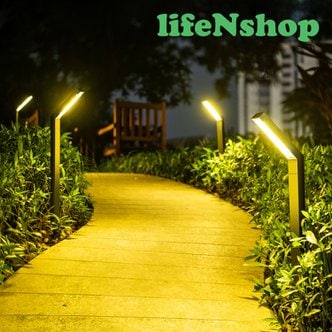 라이프엔샵 라이프엔 일자형 3컬러 정원등 LED태양광 센서등 태양열 야외조명 무드등