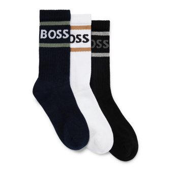 BOSS [30프로 할인][SR23] 로고 양말 3켤레 세트 멀티(50469371966)