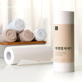 이염방지시트 롤형 60매 대형 20x25cm 세탁 색번짐 방지 시트