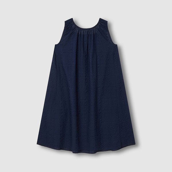 여 소프트 시어서커 민소매 파자마 원피스 J206203069056