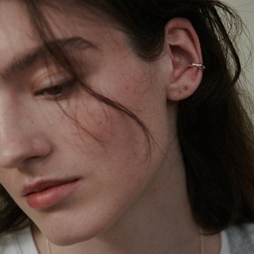 베흐트 [925 silver] Deux.silver.90 / bambou earcuff (21014)