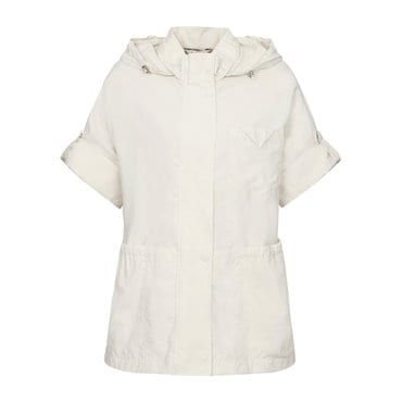 보니스팍스 허리스트링 후드레터링프린트 탈착 점퍼 B1F21WJP020
