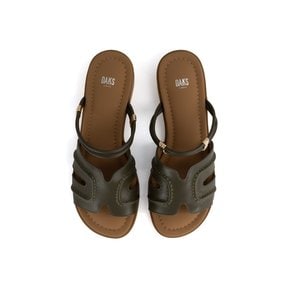 여성 3cm 컴포트 투웨이 캐주얼 샌들 DRD603KA63(카키)