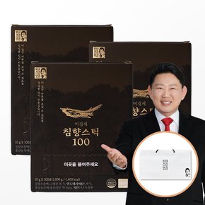 침향스틱100 3박스(300포)+쇼핑백 마시는 고함량 침향액