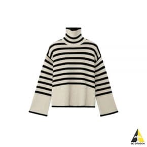 24FW Signature Stripe Turtleneck (212-562-758 876) (시그니처 스트라이프 터틀넥 니트