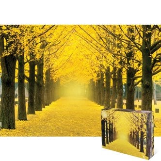 퍼즐피플 노랑 은행나무가 가득한 가로수 길 1000피스 풍경 직소퍼즐