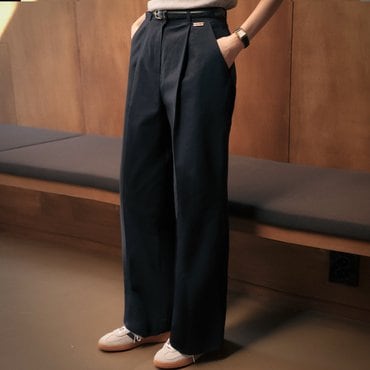 틸아이다이 Relax cotton twill pants_Navy