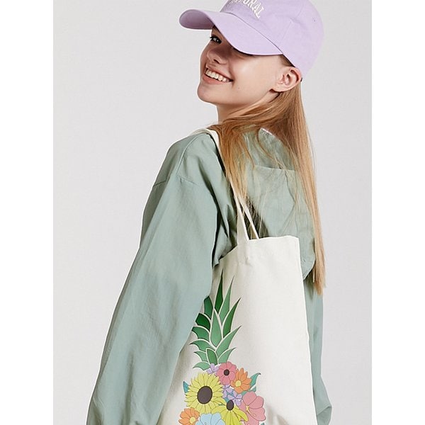 FLOWER BIG SYMBOL ECOBAG_IVORY