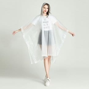판초형 레인코트 남녀공용 간편한 우비 우의 비옷