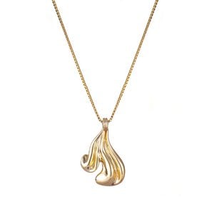 DOUBLE MATIERE NECKLACE_GOLD