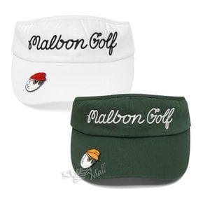 말본 골프 여성 스크립트 볼마커 바이저 MALBON SCRIPT VISOR (WOMENS)