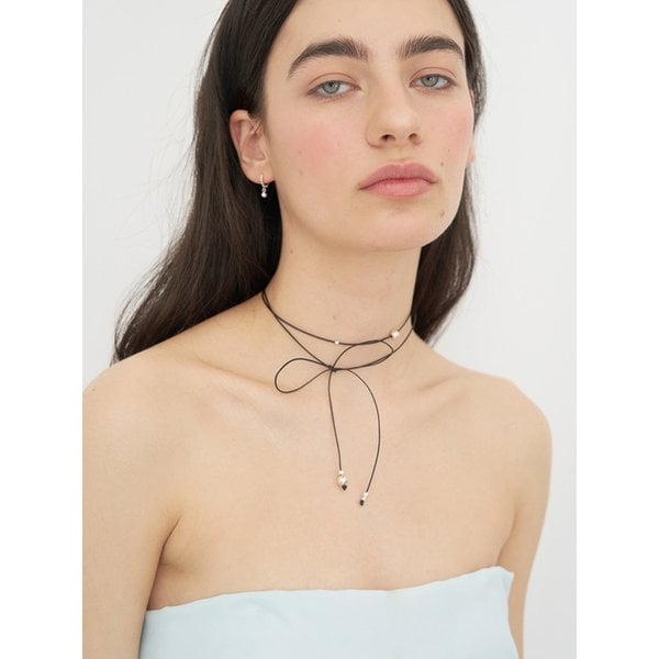 Sea Bubble Leather Necklace