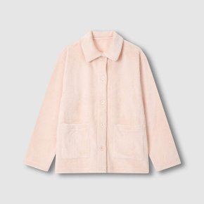 여 극세사 플랫 카라 파자마 셔츠 J205401030064