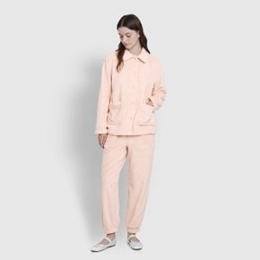 여 극세사 플랫 카라 파자마 셔츠 J205401030064