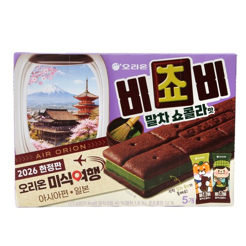 [SSG] ● 신상 오리온 비쵸비 말차쇼콜라맛 125g