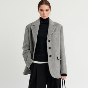 보니 알파카 오버핏 자켓_그레이 / BONNIE ALPACA OVRERFIT JACKET_GREY