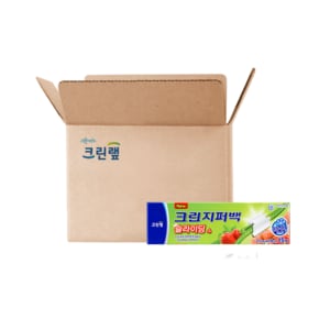 크린 슬라이딩 지퍼백 21cm x 19cm(소) 15매 X 24개(1BOX)