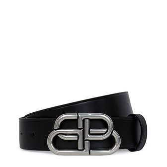 발렌시아가 [부산점] 26SS 블랙 BB 레더 벨트 570370 1CH0B 1000