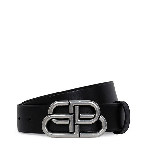 [부산점] 26SS 블랙 BB 레더 벨트 570370 1CH0B 1000